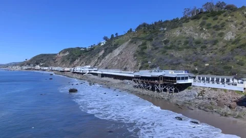 Malibu Coastline B Stock Footage 112582027