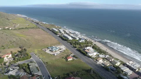 Malibu Coastline Stock Footage 183822385