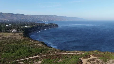 Malibu Drone Full HD Stock Footage 109475846