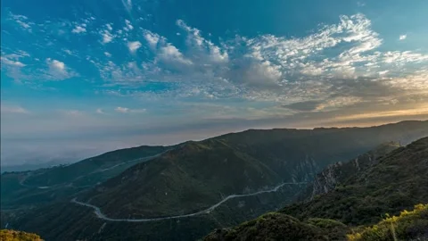 Malibu Fog Sunset Stock Footage 296436112