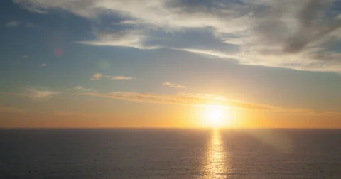 Malibu Horizon Sunset Stock Footage 35399448