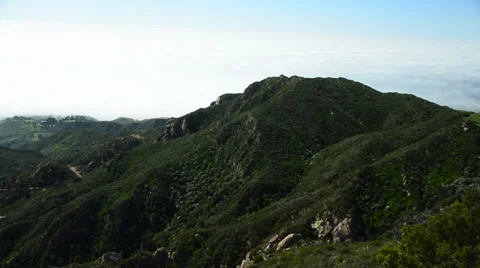 Malibu Mountains Stock Footage 32237072