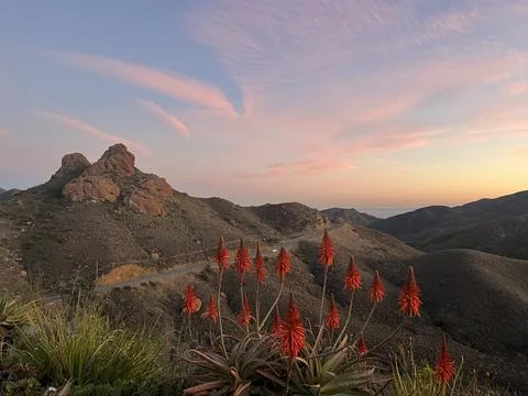 Malibu Mountains Stock-Fotos