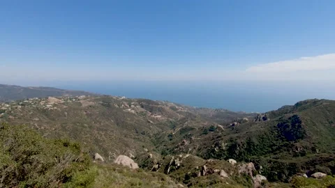 Malibu ocean view Stock Footage 137272235