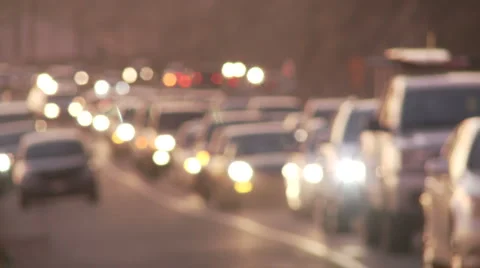 Malibu PCH Traffic Focus 4 Stock Footage 1035586