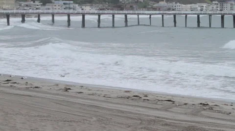 Malibu pier Stock Footage 46463450