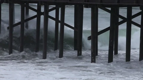 Malibu pier Stock Footage 46463573