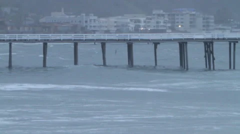 Malibu pier Stock Footage 46463692