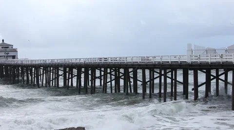 Malibu pier Stock Footage 46463762