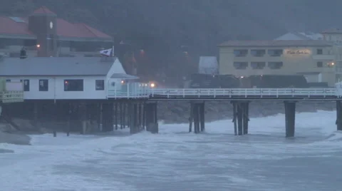 Malibu pier Stock Footage 46463925