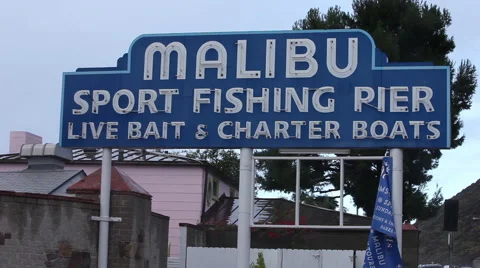 Malibu pier Stock Footage 46463998