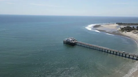 Malibu Pier Stock Footage 166524416