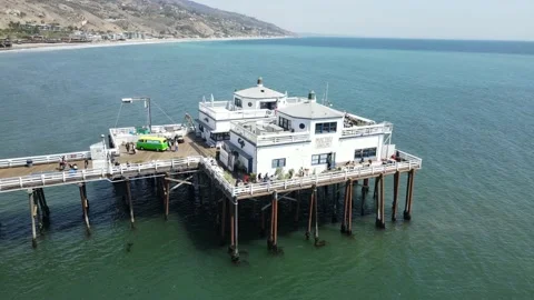 Malibu Pier Stock Footage 166524471