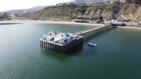 Malibu Pier Stock Footage 166525014