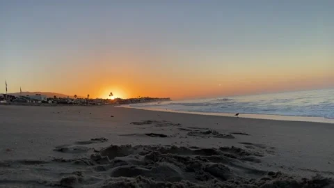 Malibu sunrise Stock Footage 229814473
