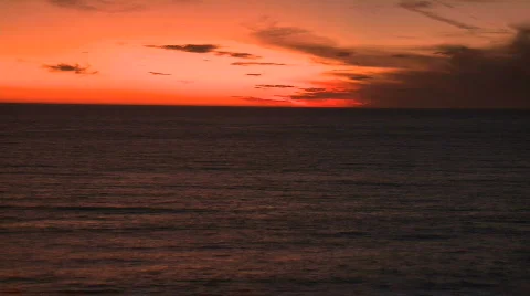 Malibu Sunset Stock Footage 486495