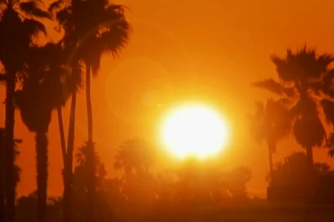 Malibu sunset Stock Footage 1064586