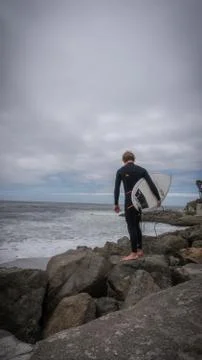 Malibu Surfer Stock Photos