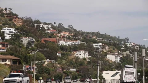 Malibu Traffic Stock Footage 143579296