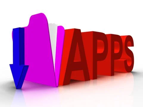 Malicious App Spyware Threat Warning 3d Rendering Stock Illustration