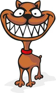 Malicious dog Stock Illustration