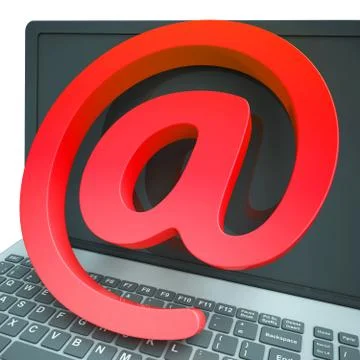 Malicious Emails Spam Malware Alert 3d Rendering Stock Illustration