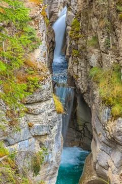 Maligne Canyon Stock Photos