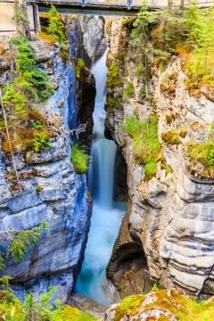 Maligne Canyon Stock Photos