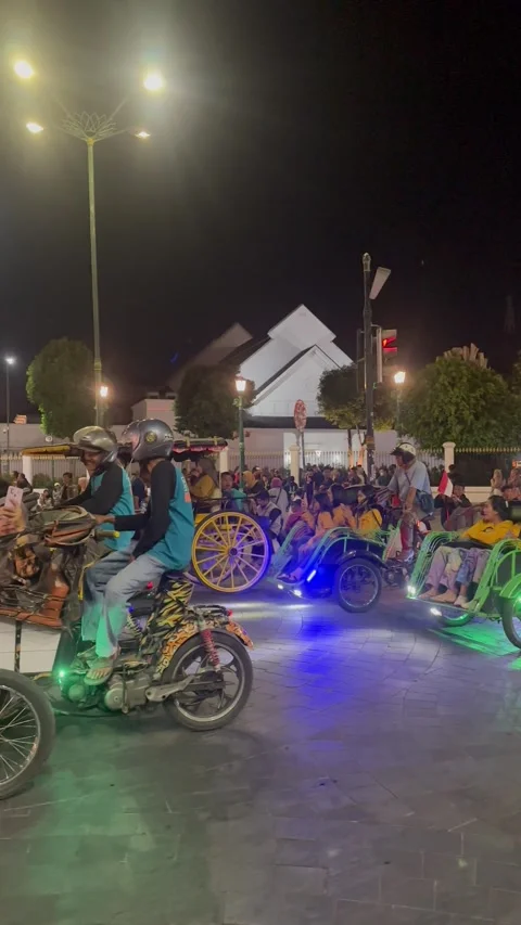 Malioboro atmosphere Stock Footage 250173584