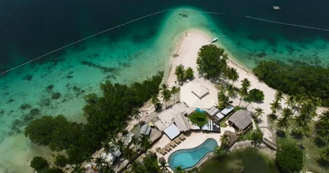 Malipano Islets in Samal, Davao del Norte. Philippines. Видео 253612859