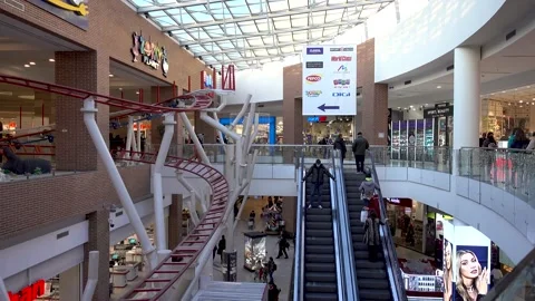 Mall Afi Palace Cotroceni Stock Footage 169041543