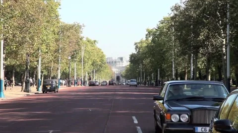 The Mall in Central London Stock Footage 47200502