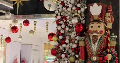Mall at Christmas Stock Footage 221530023