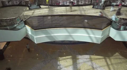 Mall of the Emirates fast Motion Stock Footage 12253107