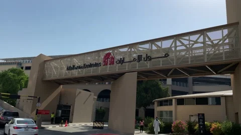 The Mall of Emirates one of the largest shopping mall Stock Footage 154162402