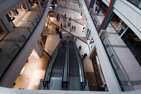 Mall Escalator Stock Photos