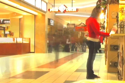 In the mall Stock Footage 491816