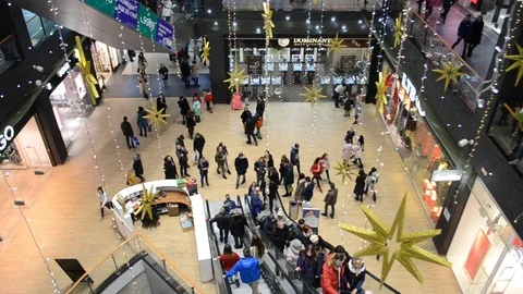 Mall Stock Footage 100240928