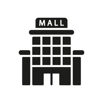 Mall icon vector design templates simple and modern Stock Illustration