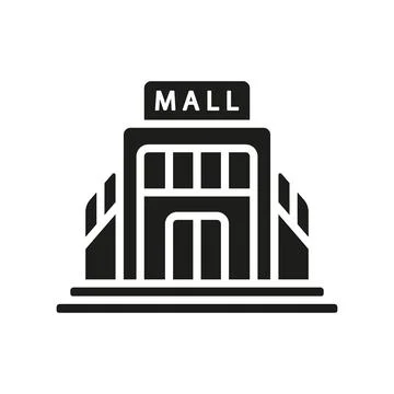 Mall icon vector design templates simple and modern Stock Illustration