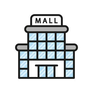 Mall icon vector design templates simple and modern Ilustración de archivo