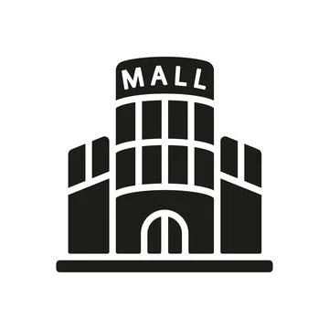 Mall icon vector design templates simple and modern Stock Illustration