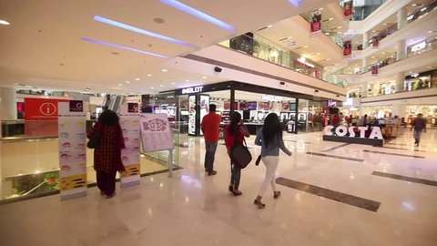 Mall of India, Noida,NCR,India Stock Footage 72773052