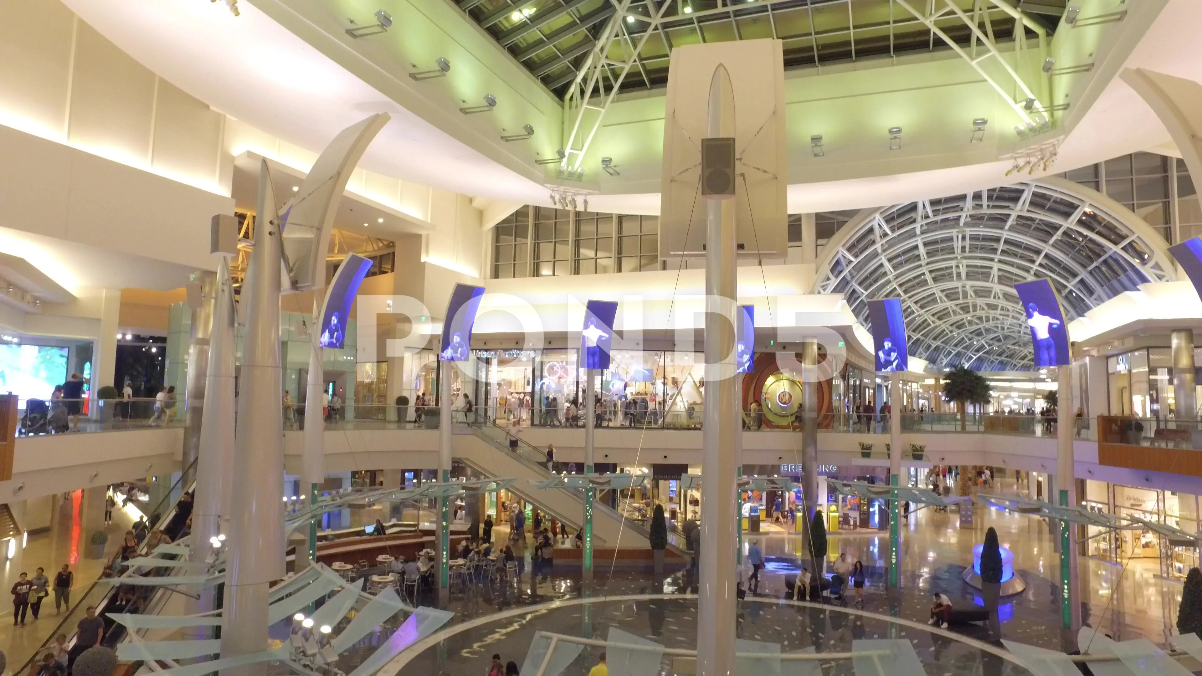 Mall at Millenia view from second floor, Stock Video