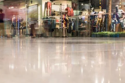 Mall in motion Stock Photos