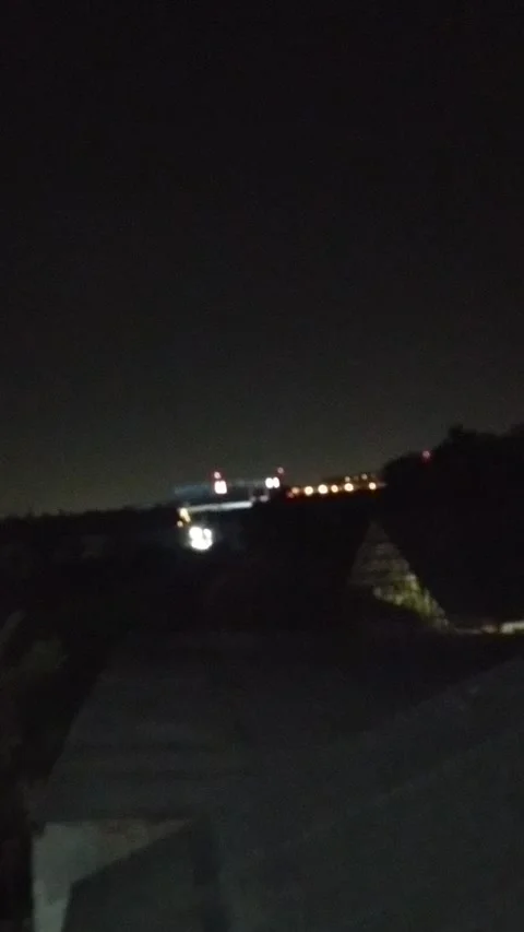 Mall night views Video stock 195101482