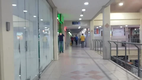 Mall Re-opens After Covid 19 Lock-down 스톡 동영상 132300580