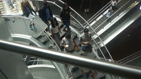 MALL STAIR CASE Stock Footage 192924432