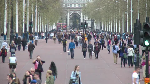 The Mall on Sunday Stock Footage 36557169