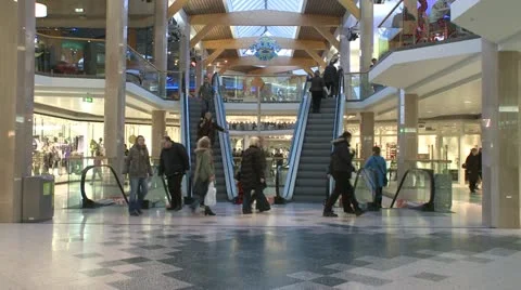 Mall Time lapse Stock Footage 11429203